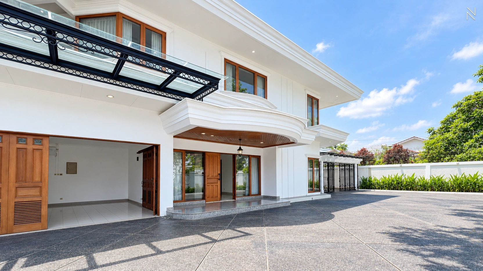 Kemang Timur Dalam N4 – Fasad dan Carport For Buy 7BR House South Jakarta Kemang KMGT026