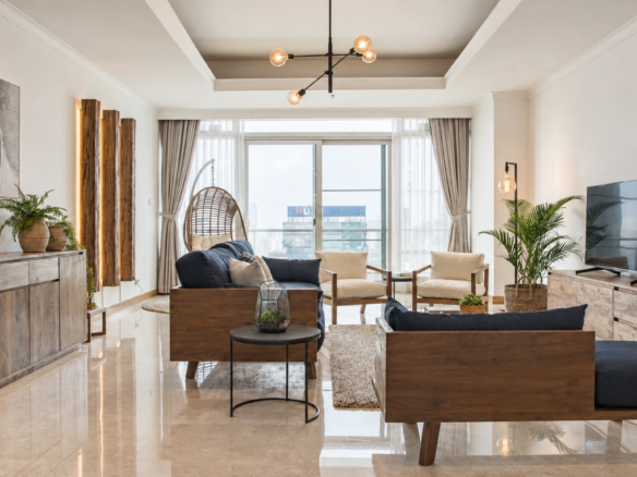For Rent 2BR Apartment Kempinski Private Residence Central Jakarta Thamrin KEMP014-B