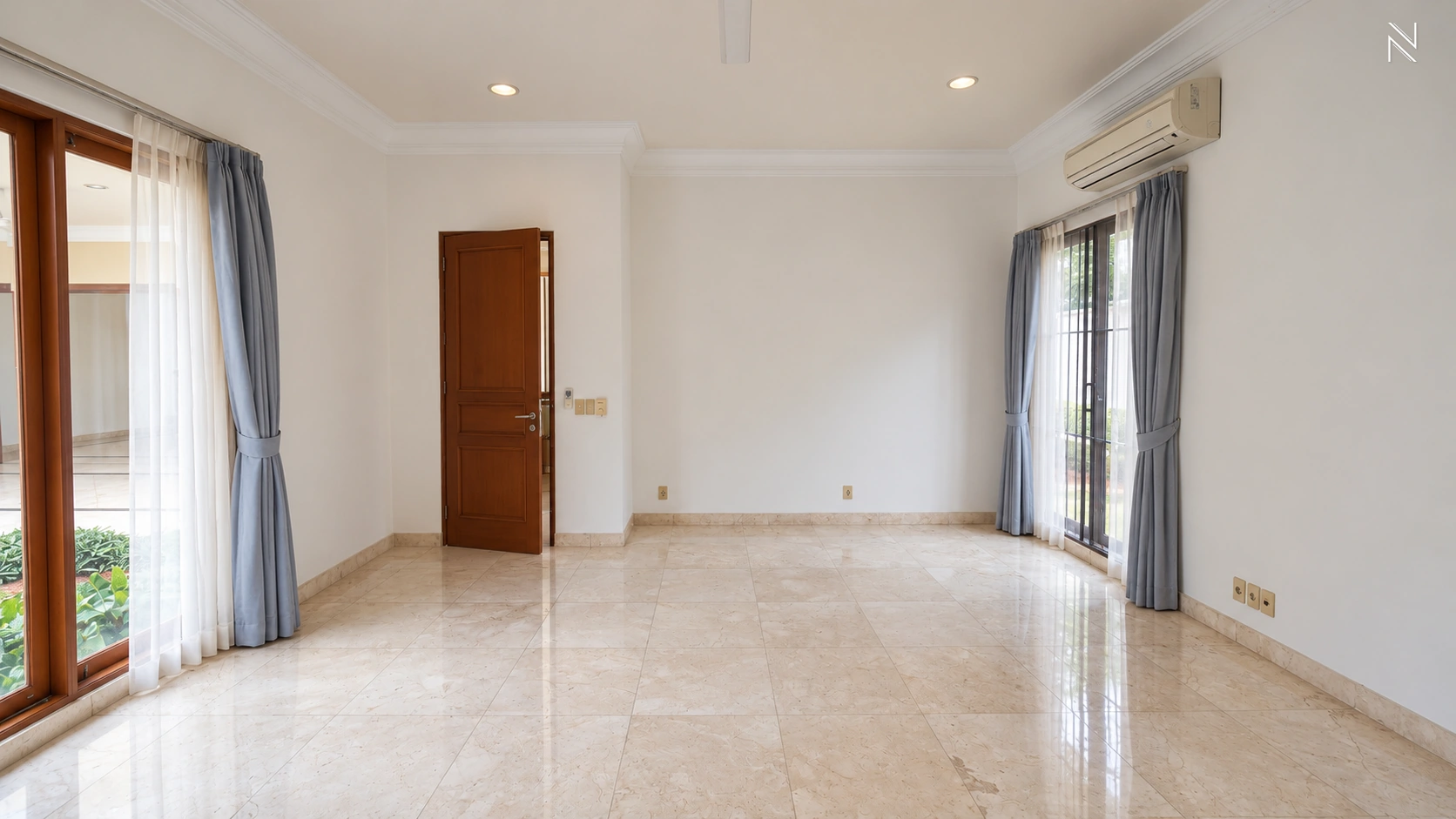 Mushola 150B Kav A – KMGS083 – Bedroom Dual Glazing View – Photo 09370 For Rent 4BR House South Jakarta Kemang KMGS083