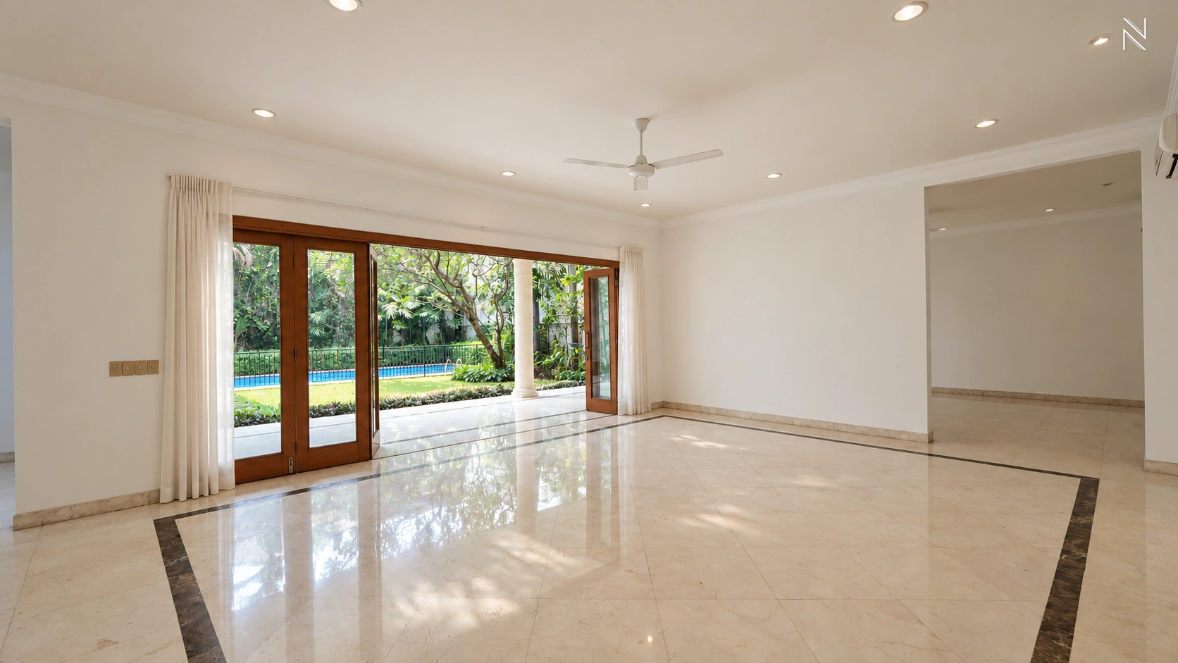 Mushola 150B Kav A – KMGS083 – Living Room Dining View – Photo 49 For Rent 4BR House South Jakarta Kemang KMGS083