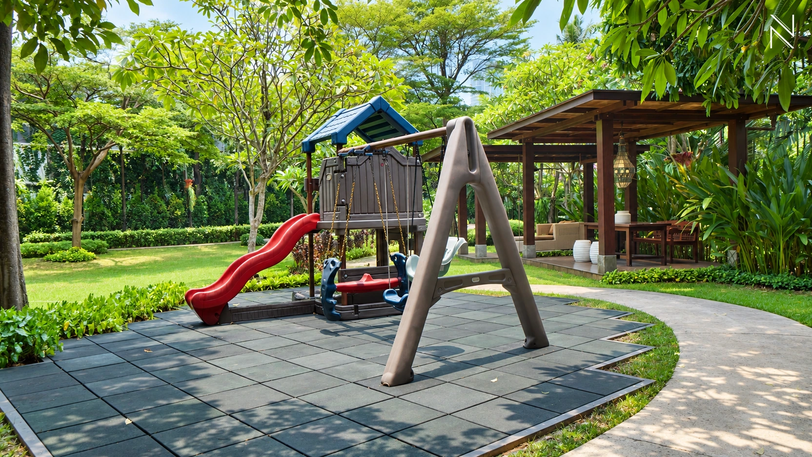 Saraswati Kav D – Area Bermain For Rent 3BR House South Jakarta Cipete CPT214