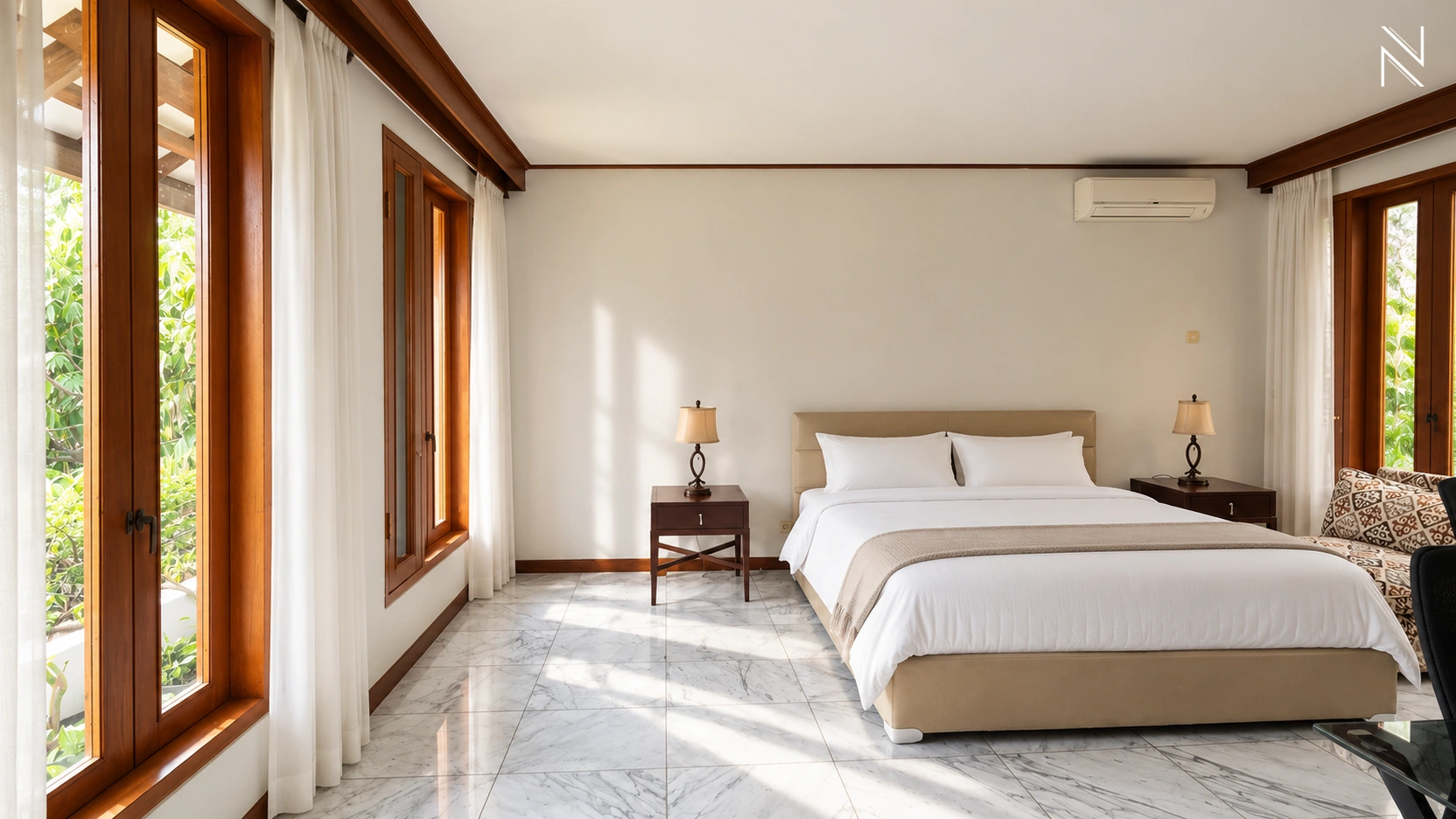 Saraswati Kav D – Kamar Tidur 01 – Sudut 04 For Rent 3BR House South Jakarta Cipete CPT214