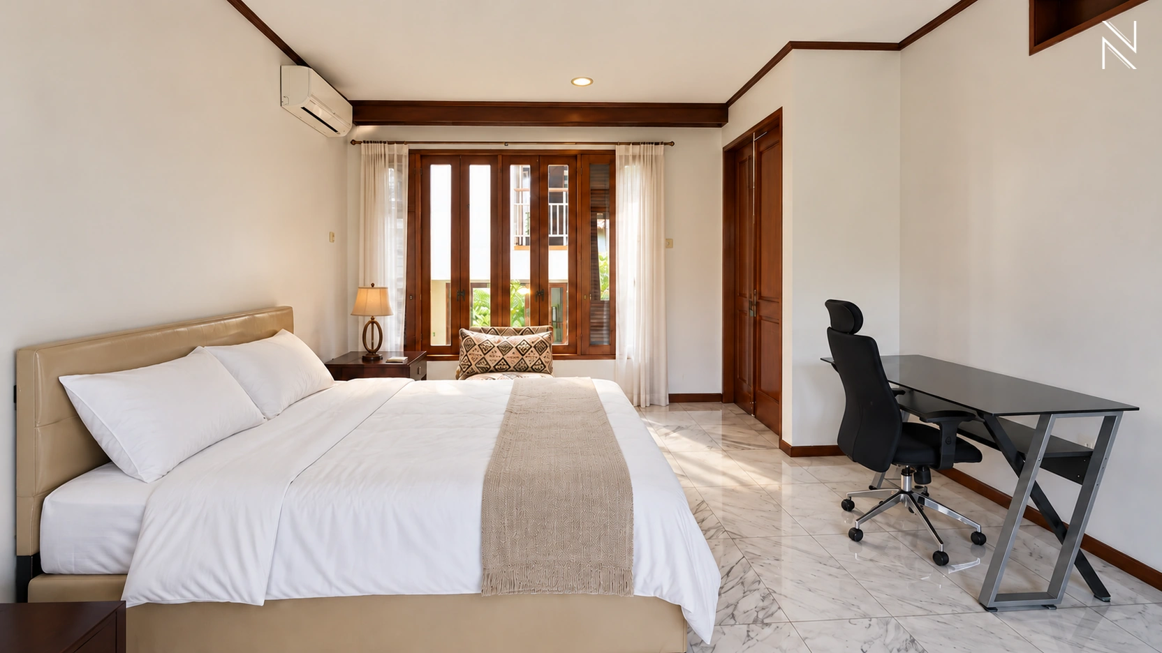 Saraswati Kav D – Kamar Tidur 01 – Sudut 05 For Rent 3BR House South Jakarta Cipete CPT214