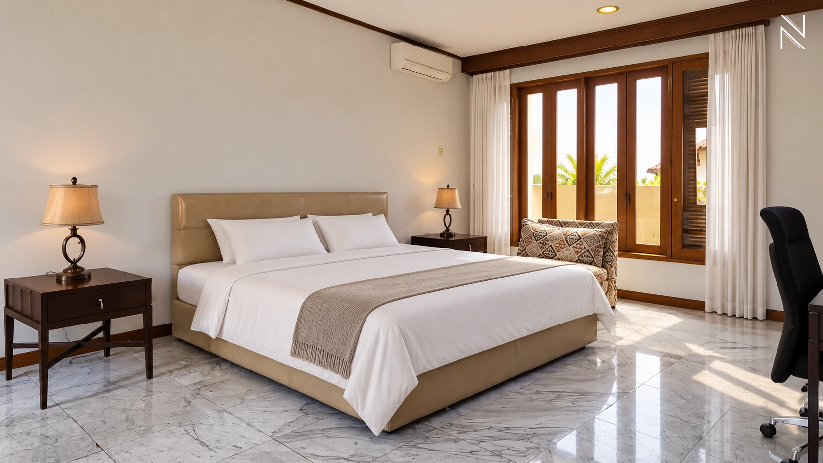 Saraswati Kav D – Kamar Tidur 01 – Sudut 06 For Rent 3BR House South Jakarta Cipete CPT214