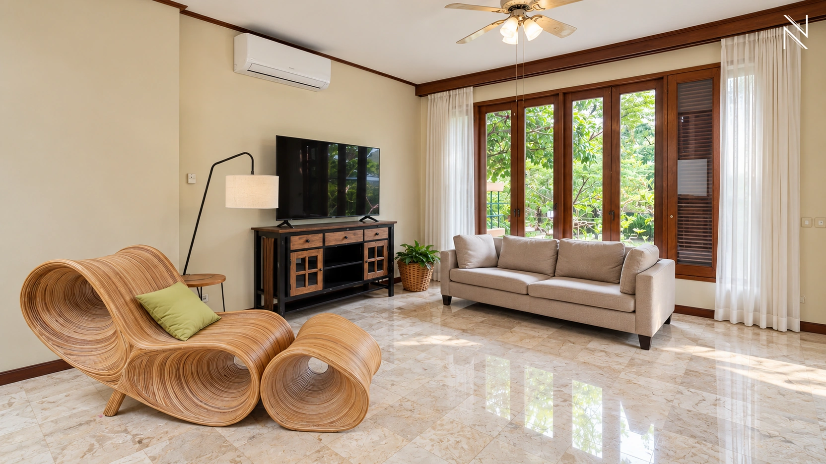 Saraswati Kav D – Ruang Keluarga 02 For Rent 3BR House South Jakarta Cipete CPT214