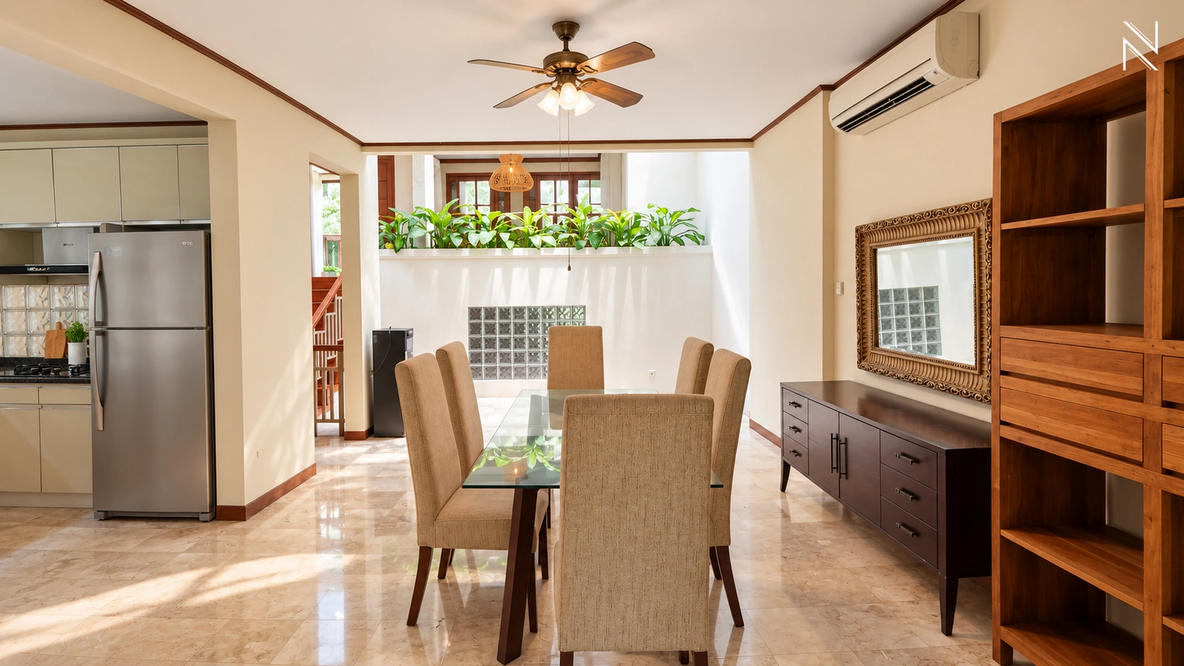 Saraswati Kav D – Ruang Makan 04 For Rent 3BR House South Jakarta Cipete CPT214