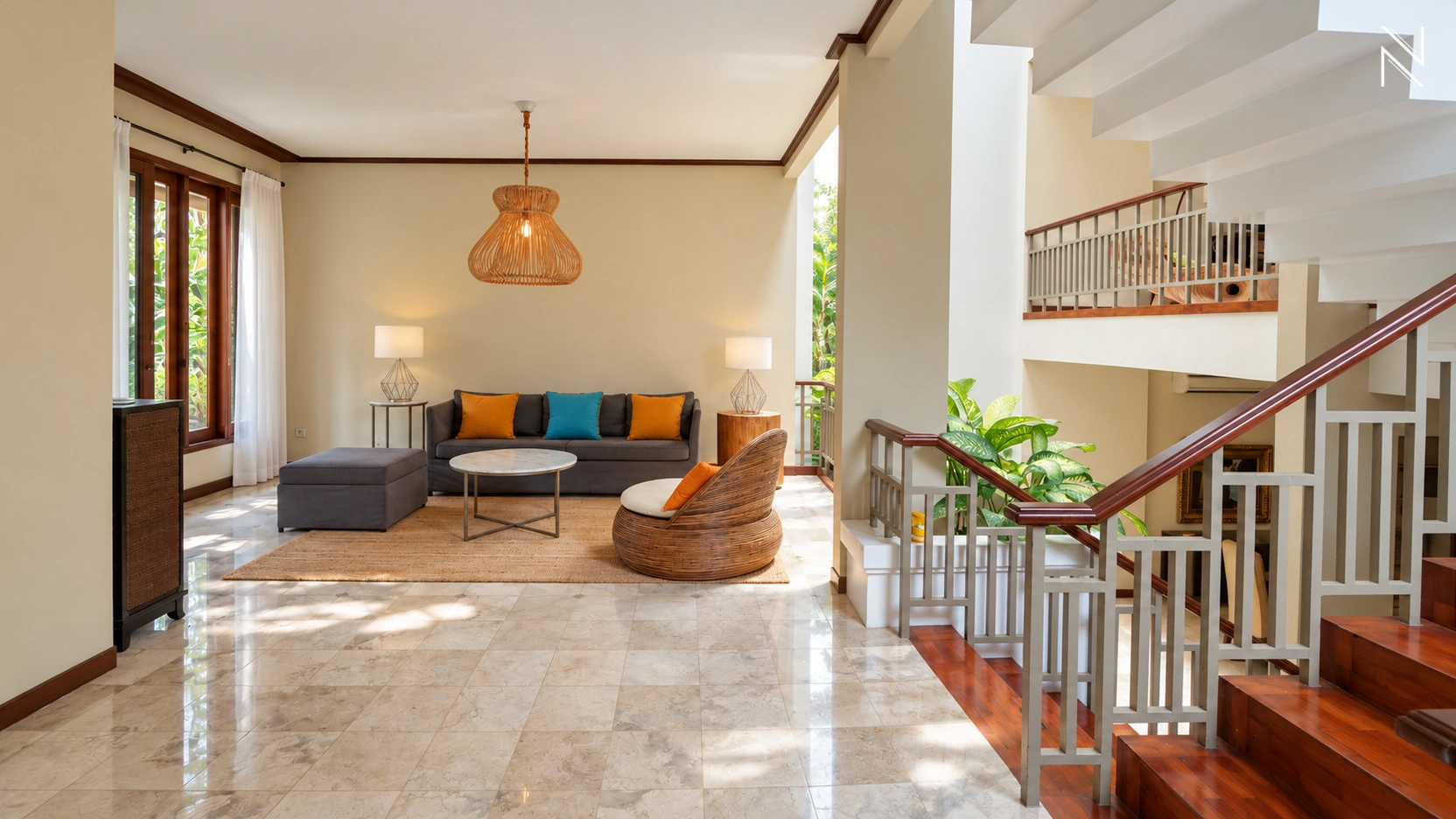 Saraswati Kav D – Ruang Tamu 02 For Rent 3BR House South Jakarta Cipete CPT214