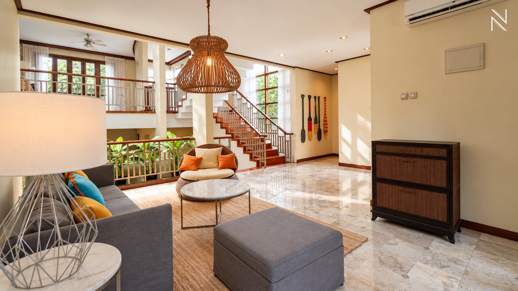 Saraswati Kav D – Ruang Tamu 03 For Rent 3BR House South Jakarta Cipete CPT214