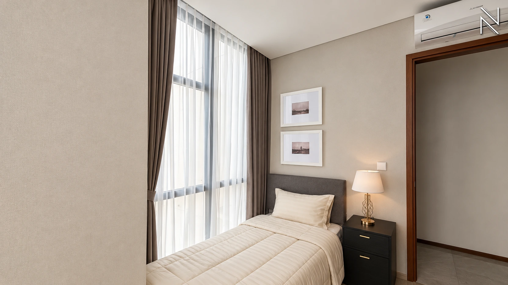 The Veranda – 3BR – Kamar Tidur Single 01 – 7446 For Buy 3BR Apartment The Veranda South Jakarta Lebak Bulus VERAS006