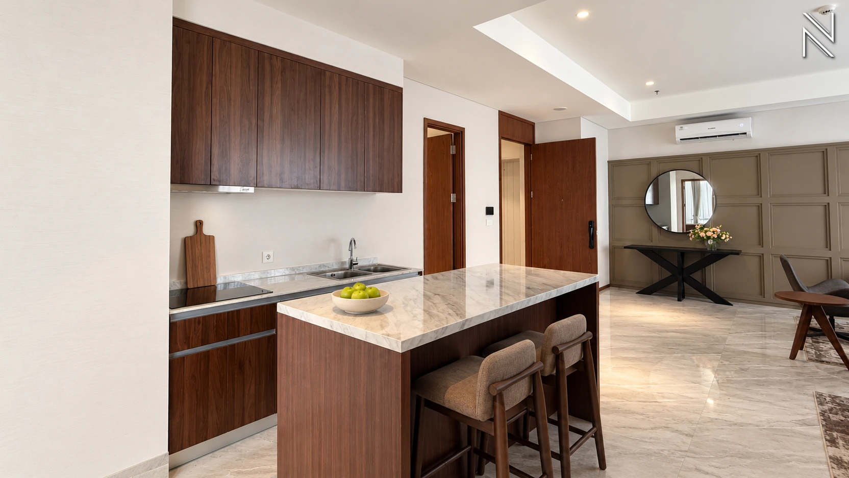 The Veranda – 3BR – Kitchen 01 – 7450 For Buy 3BR Apartment The Veranda South Jakarta Lebak Bulus VERAS006
