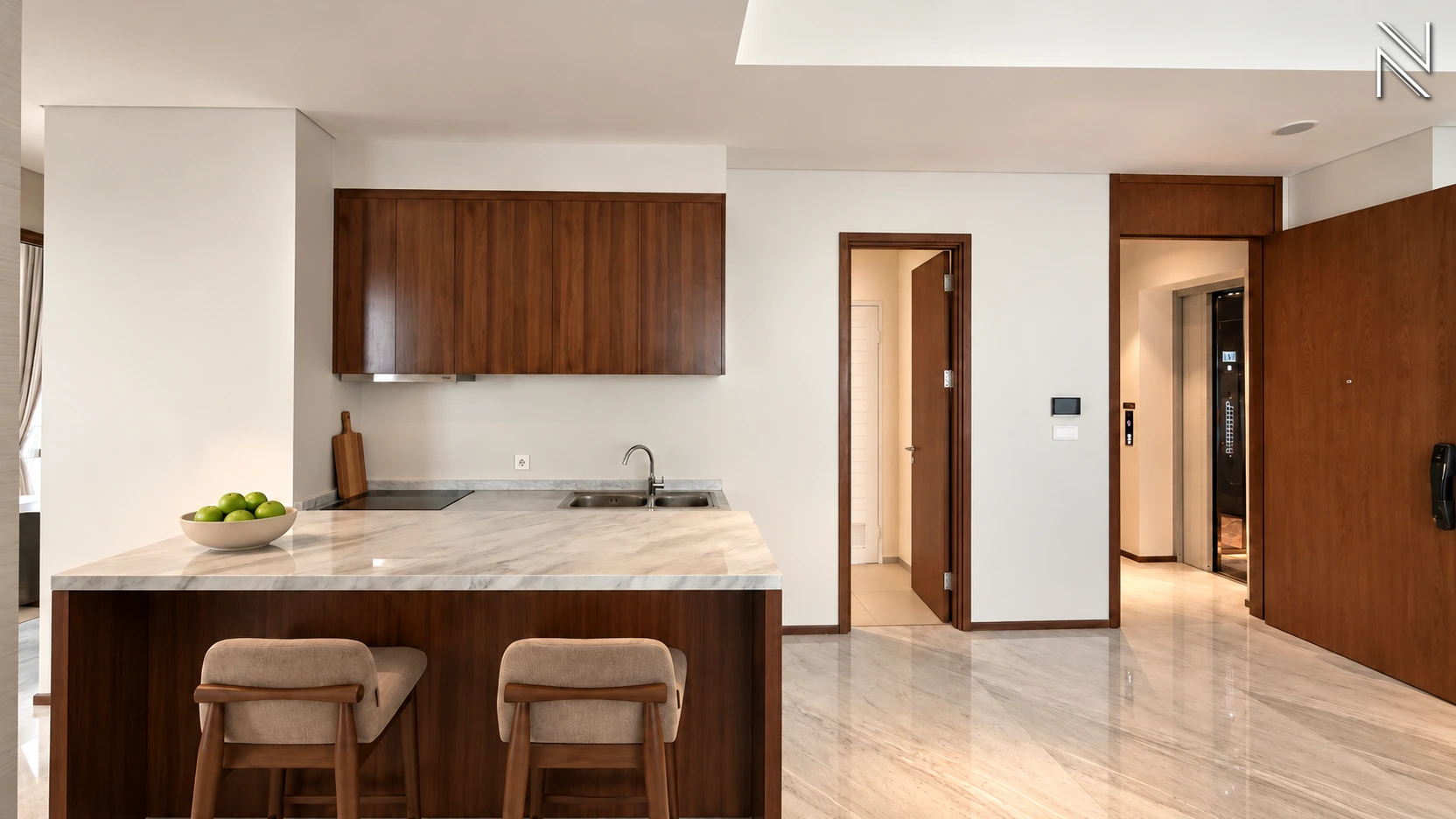 The Veranda – 3BR – Kitchen 02 – 7451 For Buy 3BR Apartment The Veranda South Jakarta Lebak Bulus VERAS006