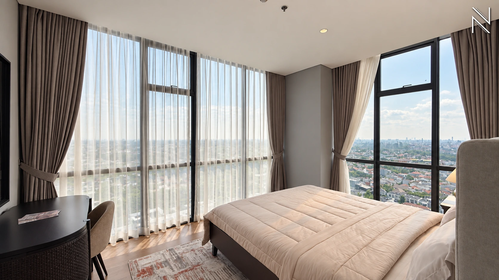 The Veranda – 3BR – Master Bedroom 05 – 7440 For Buy 3BR Apartment The Veranda South Jakarta Lebak Bulus VERAS006