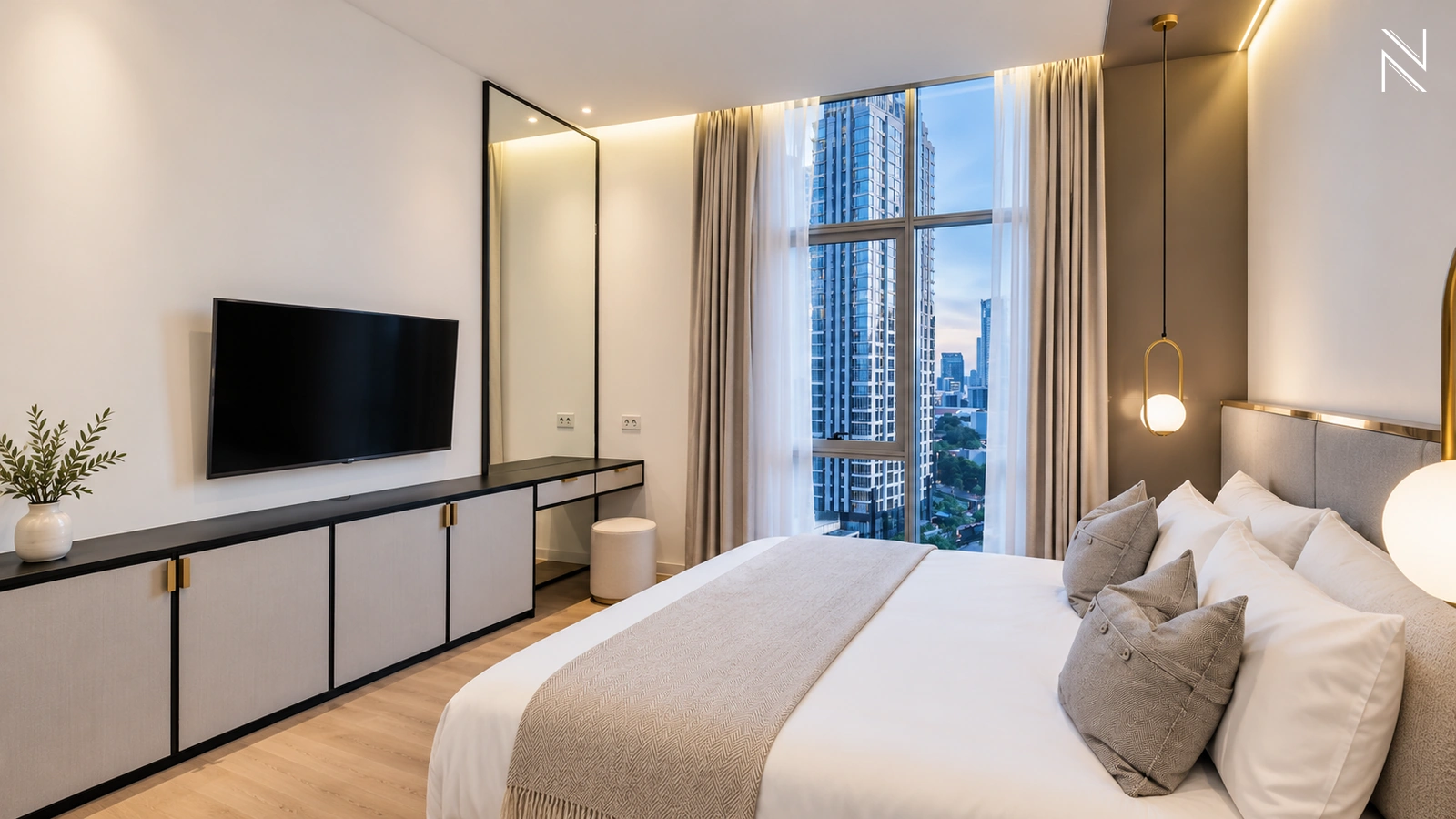 Verdetwo – 2BR – Bedroom 1 For Buy 2BR Apartment VERDE Two South Jakarta Kuningan VRDS106